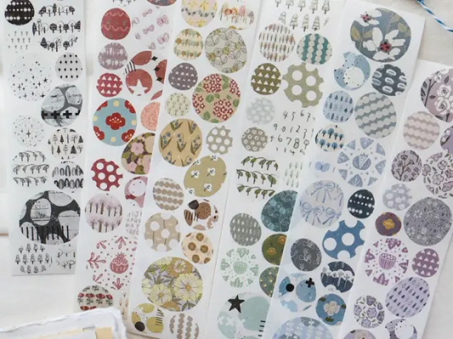 Lin Chia Ning Kiss-Cut Washi Tape - Gobblestone