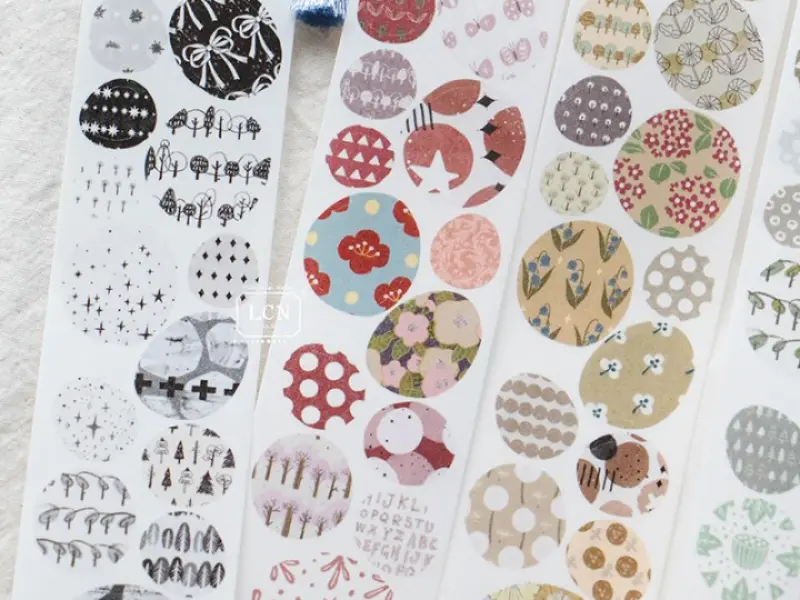 Pre-Order Lin Chia Ning Kiss-Cut Washi Tape - Gobblestone