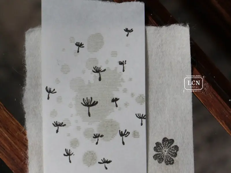 Lin Chia Ning Wooden Rubber Stamp - Dandelion