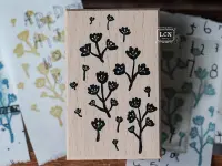 Lin Chia Ning Wooden Rubber Stamp - Gypsophila