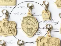 LCN Brass Charm - Hand Clip