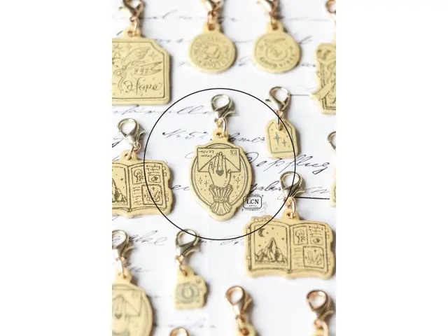 LCN Brass Charm - Hand Clip
