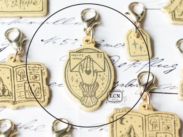 LCN Brass Charm - Hand Clip