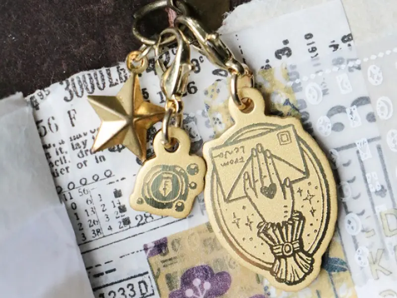 Pre-Order LCN Brass Charm - Mini Wax Seal