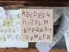 Lin Chia Ning Wooden Rubber Stamp - Hand Drawn Alphabets
