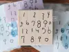 Lin Chia Ning Wooden Rubber Stamp - Hand Drawn Numbers