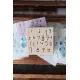 Pre-Order Lin Chia Ning Wooden Rubber Stamp - Hand Drawn Numbers