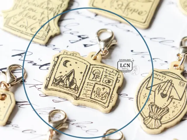 LCN Brass Charm - Journal