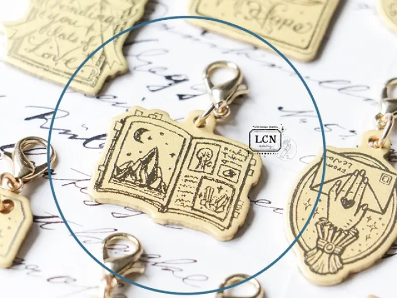 Pre-Order LCN Brass Charm - Journal