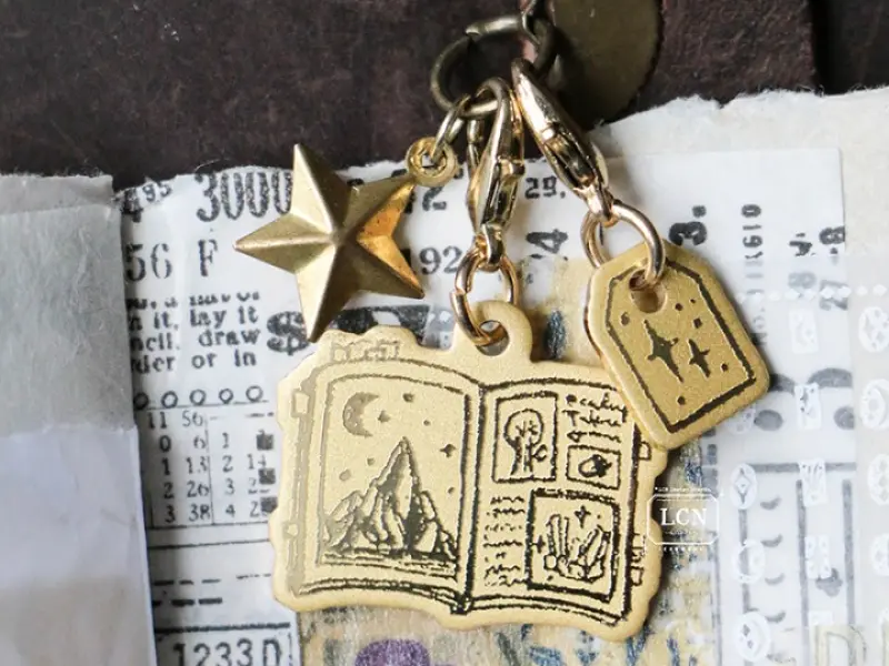 Pre-Order LCN Brass Charm - Journal