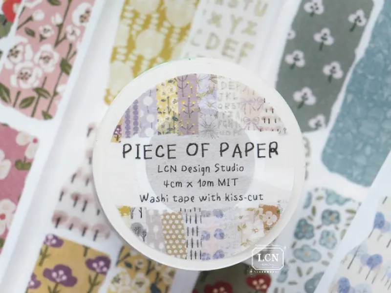 Pre-Order Lin Chia Ning Kiss-Cut Washi Tape - Piece Of Paper