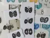 Lin Chia Ning Wooden Rubber Stamp Set - Butterflies
