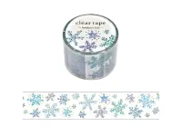 Mindwave Clear PET Tape Hokkori Life - Snow Crystals