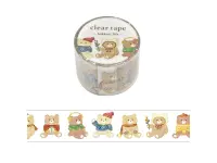 Mindwave Clear PET Tape Hokkori Life - Winter Bears