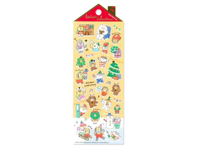 Mindwave Goro Goro Nyansuke Stickers 82465 – Christmas Together