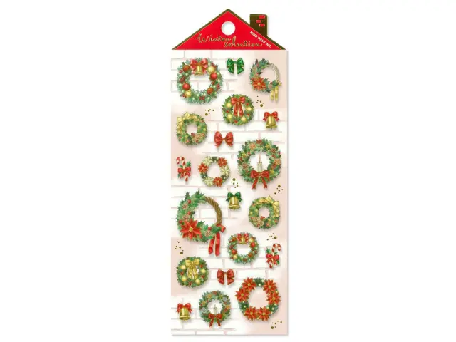 Mindwave Winter Stickers 82473 – Christmas Wreaths
