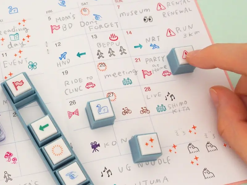 Kodomo no Kao Pochitto Pick Stamp - Panda