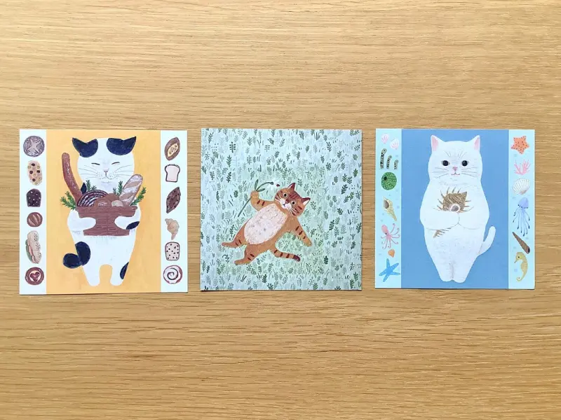 4Legs Notepaper Set - 30 Different Cats