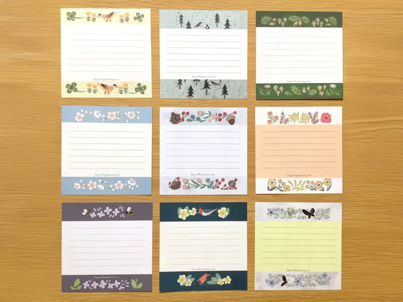 4Legs Notepaper Set - 30 Different Cats