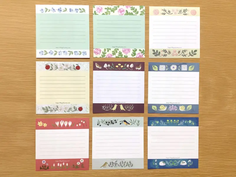 4Legs Notepaper Set - 30 Different Cats