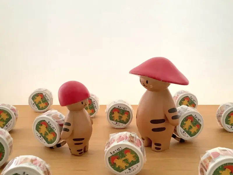 4Legs Washi Tape - Mushroom Cat 2