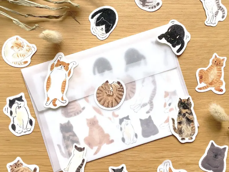 4Legs Flake Sticker Set - I Like Cats