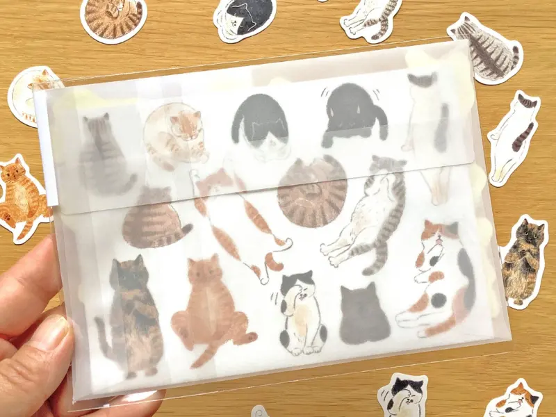 4Legs Flake Sticker Set - I Like Cats