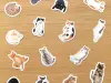 4Legs Flake Sticker Set - I Like Cats