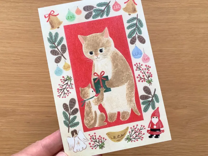 4Legs Postcard - Christmas Present