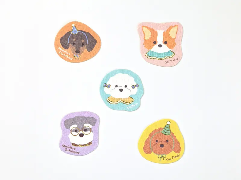 NB Co. Sticker Flakes - Happy Dogs