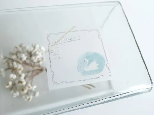 Yohaku Sticky Notes M-192 - Swan