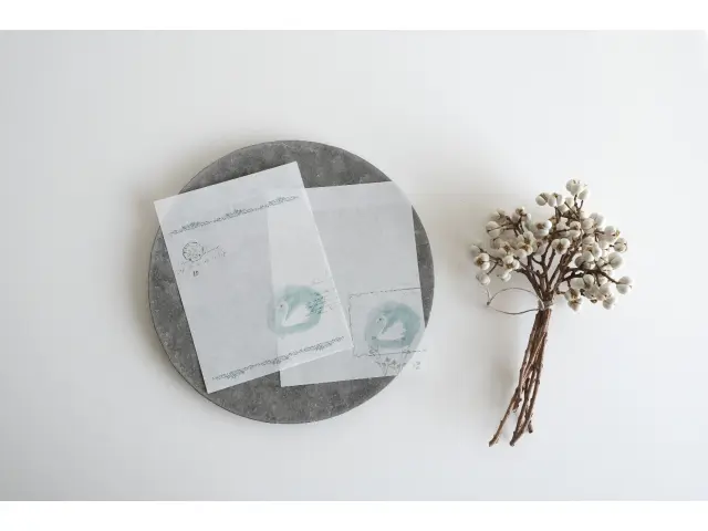 Yohaku Memo Pad M-195 - Swan