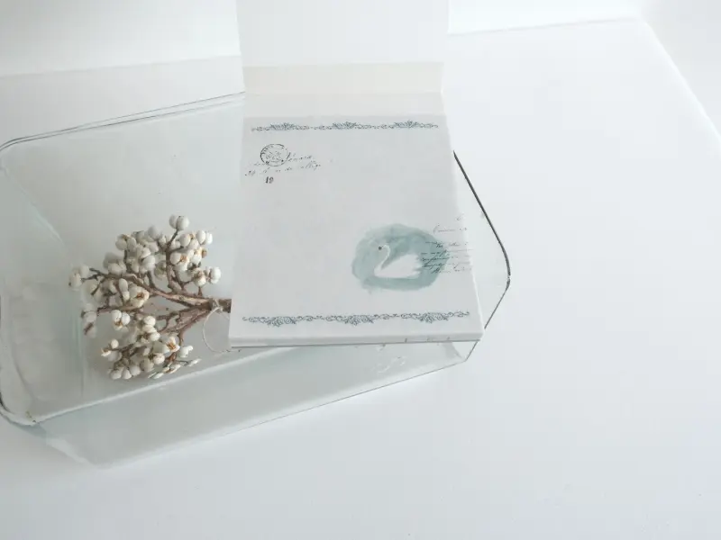 Yohaku Memo Pad M-195 - Swan