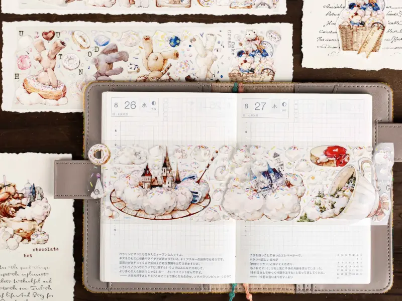 Reco Studio Washi Tape Sample - Toy Bear’s Sweet Castle