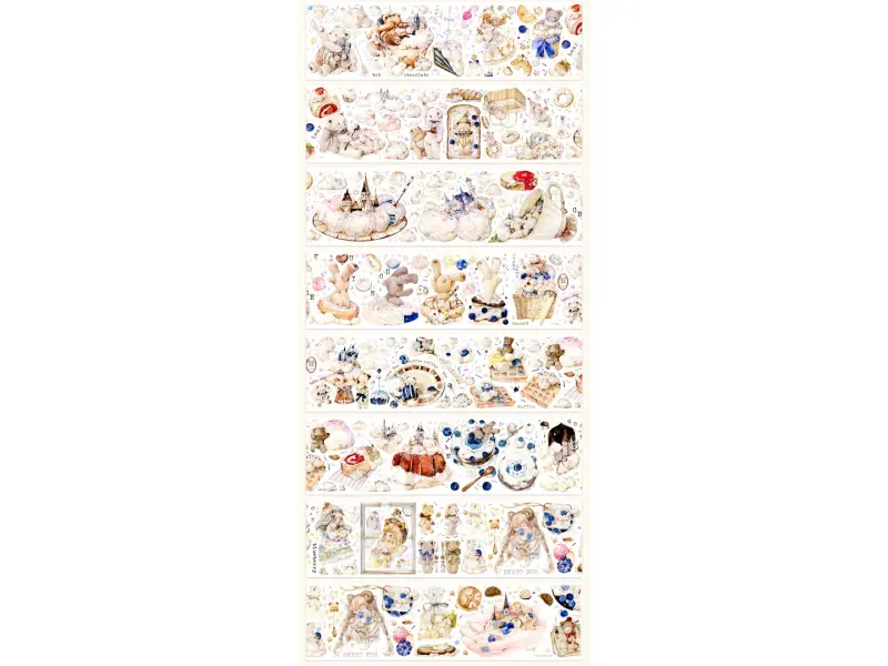 Reco Studio Washi Tape Sample - Toy Bear’s Sweet Castle