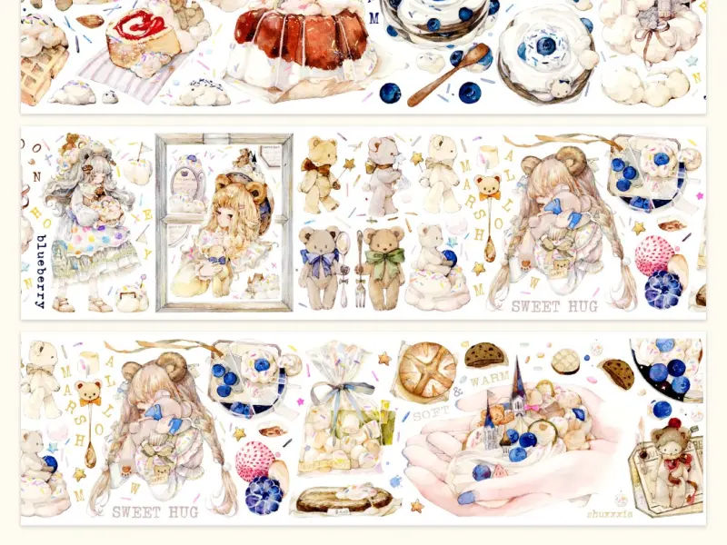 Reco Studio Washi Tape Sample - Toy Bear’s Sweet Castle