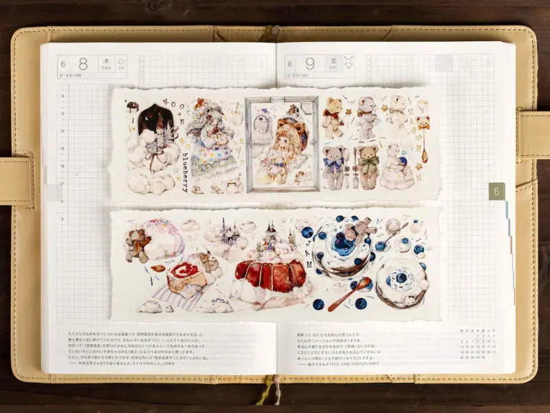 Reco Studio Washi Tape Sample - Toy Bear’s Sweet Castle