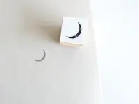 Yohaku Rubber Stamp S-121 - Mikazuki