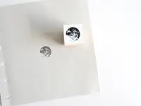 Yohaku Rubber Stamp S-118 - Mangetsu