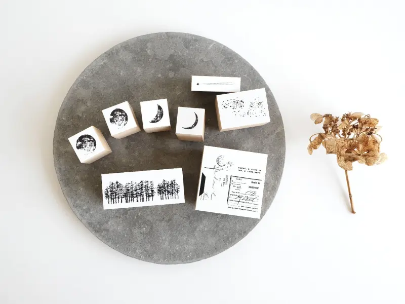 Yohaku Rubber Stamp S-117 - Hoshizora