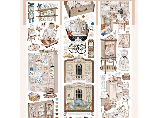 Shine Washi Tape Sample - Canelé Dollhouse