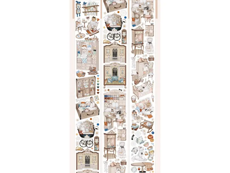 Shine Washi Tape Sample - Canelé Dollhouse