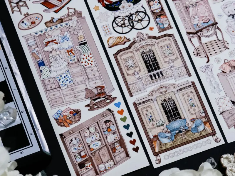 Shine Washi Tape Sample - Canelé Dollhouse