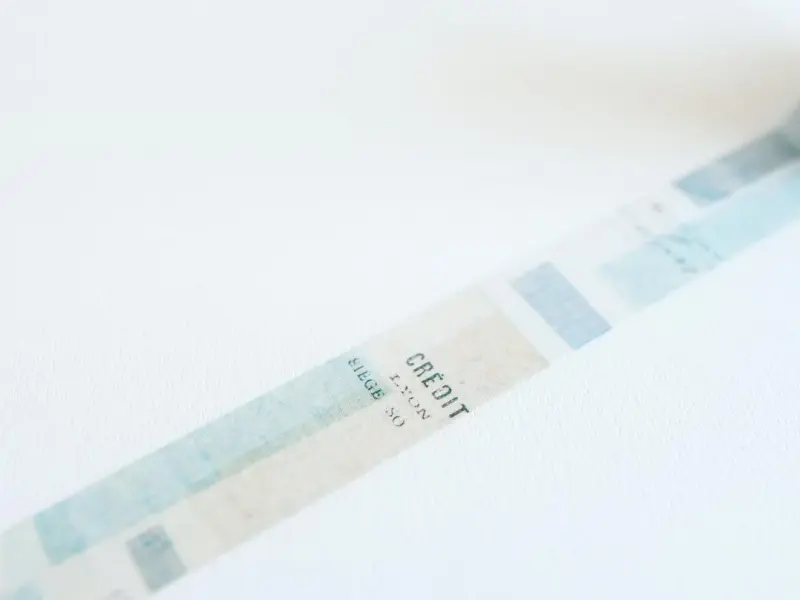 Yohaku Washi Tape Limited Edition YB-033 - Mizu no Uta