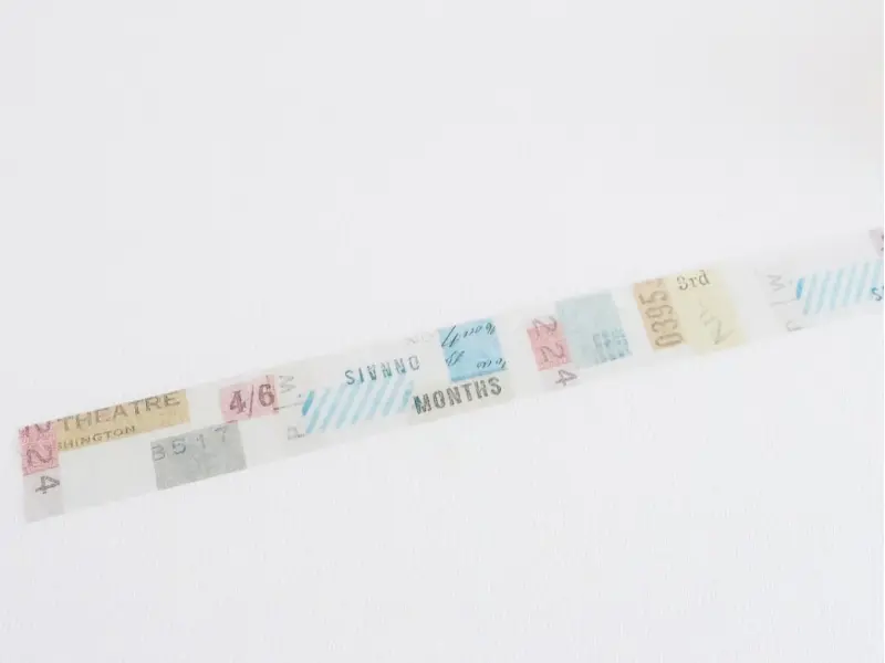 Yohaku Washi Tape Limited Edition YSL-004 - Motif