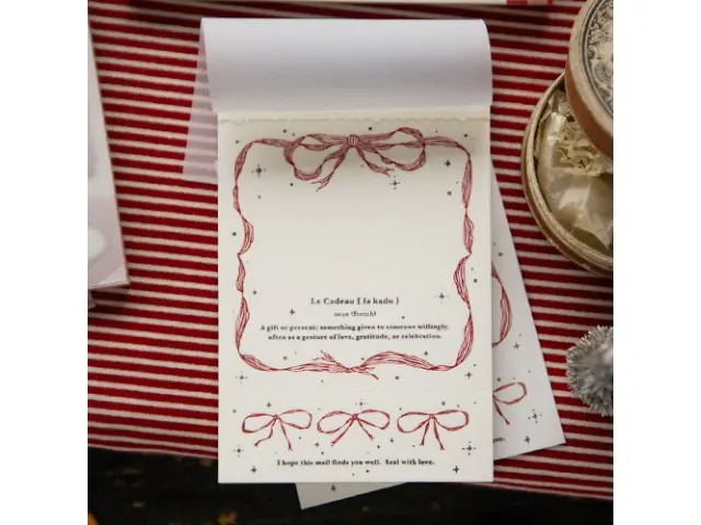 OURS Letterpress Book - Ribbon Frame
