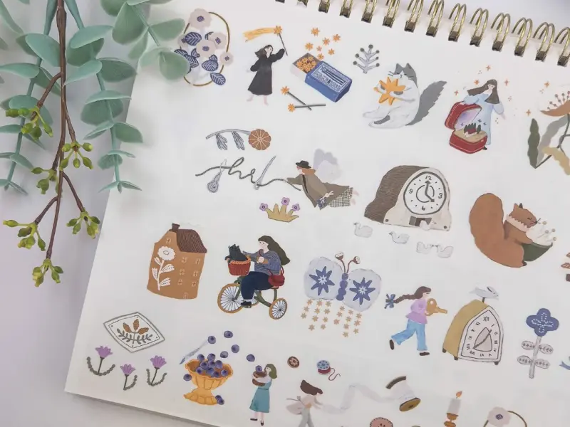 Ivy Snow Matte PET Tape - Precious