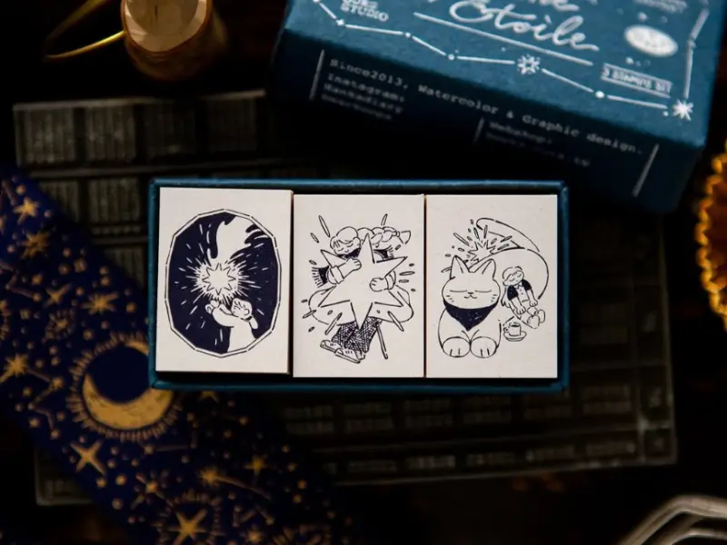 OURS Rubber Stamps - The Gift Lucky Star