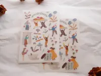 Ivy Snow Rub-On Stickers - A Lovely Day