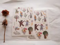 Ivy Snow Rub-On Stickers - Daydream